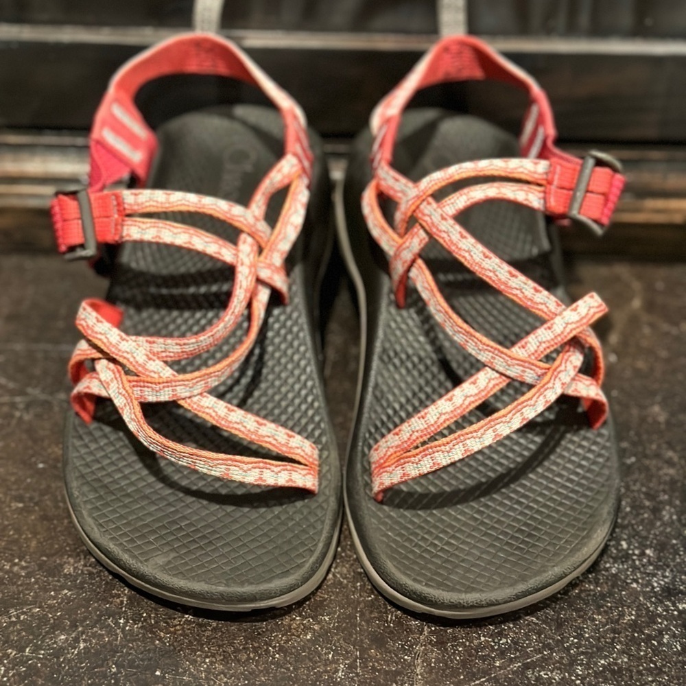 Chaco Hiking Outdoor Active Sandals Multi‎ Strap Toe Loop Kids Sz 4